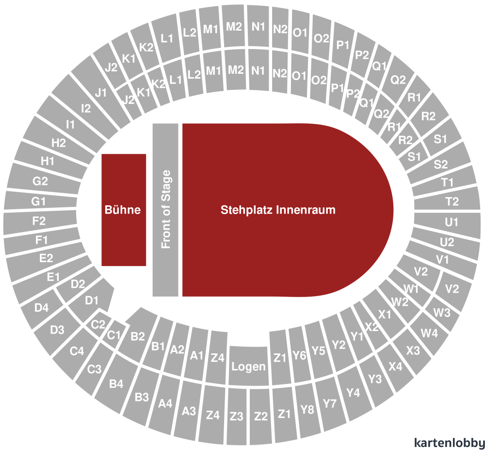 Tickets75 Saalplan zu AC/DC am in München / Olympiastadion